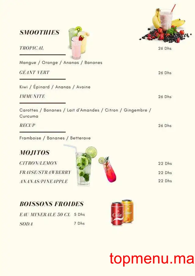 Eat juice menu page 7