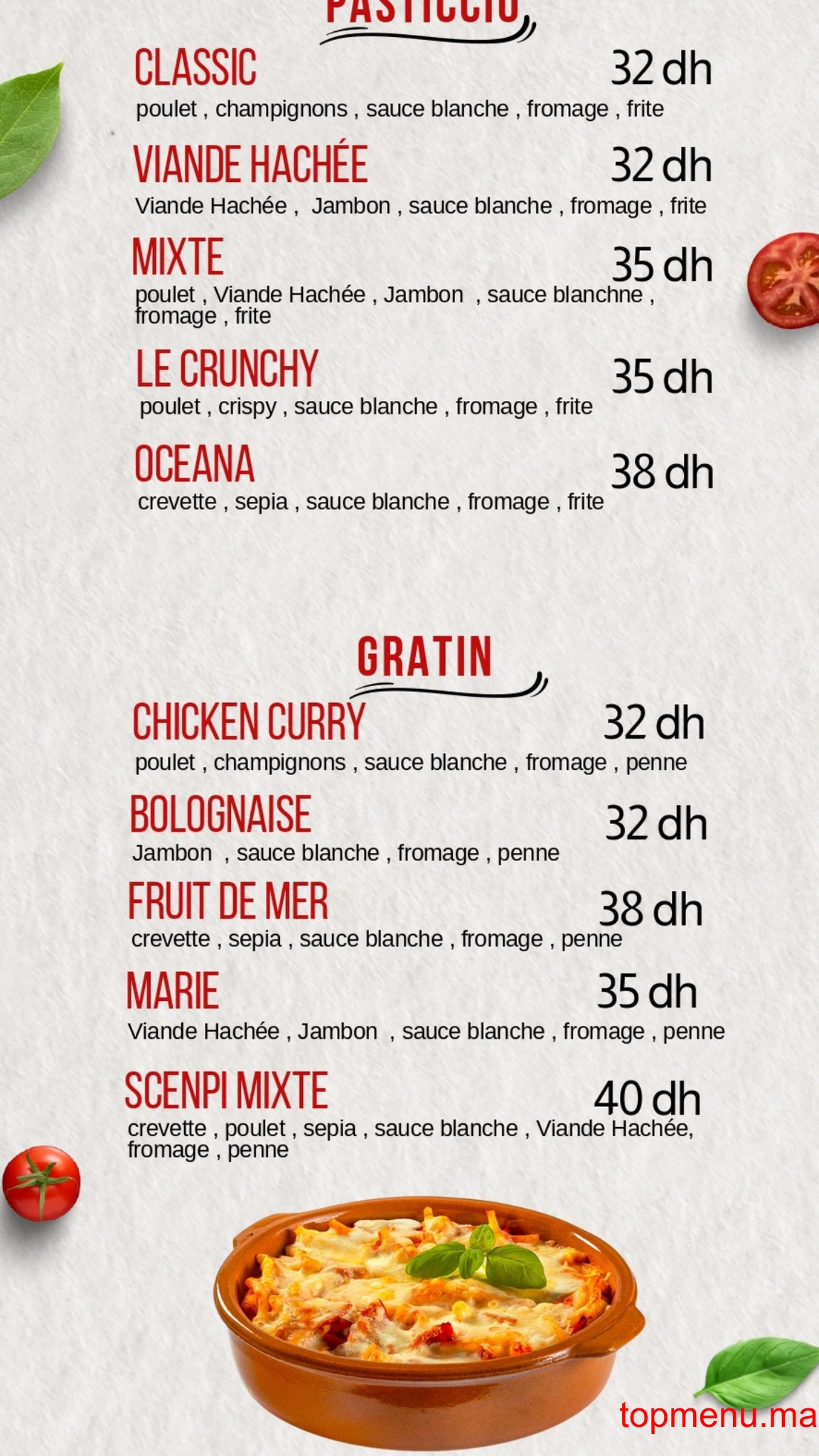 Snack 3P menu page 5