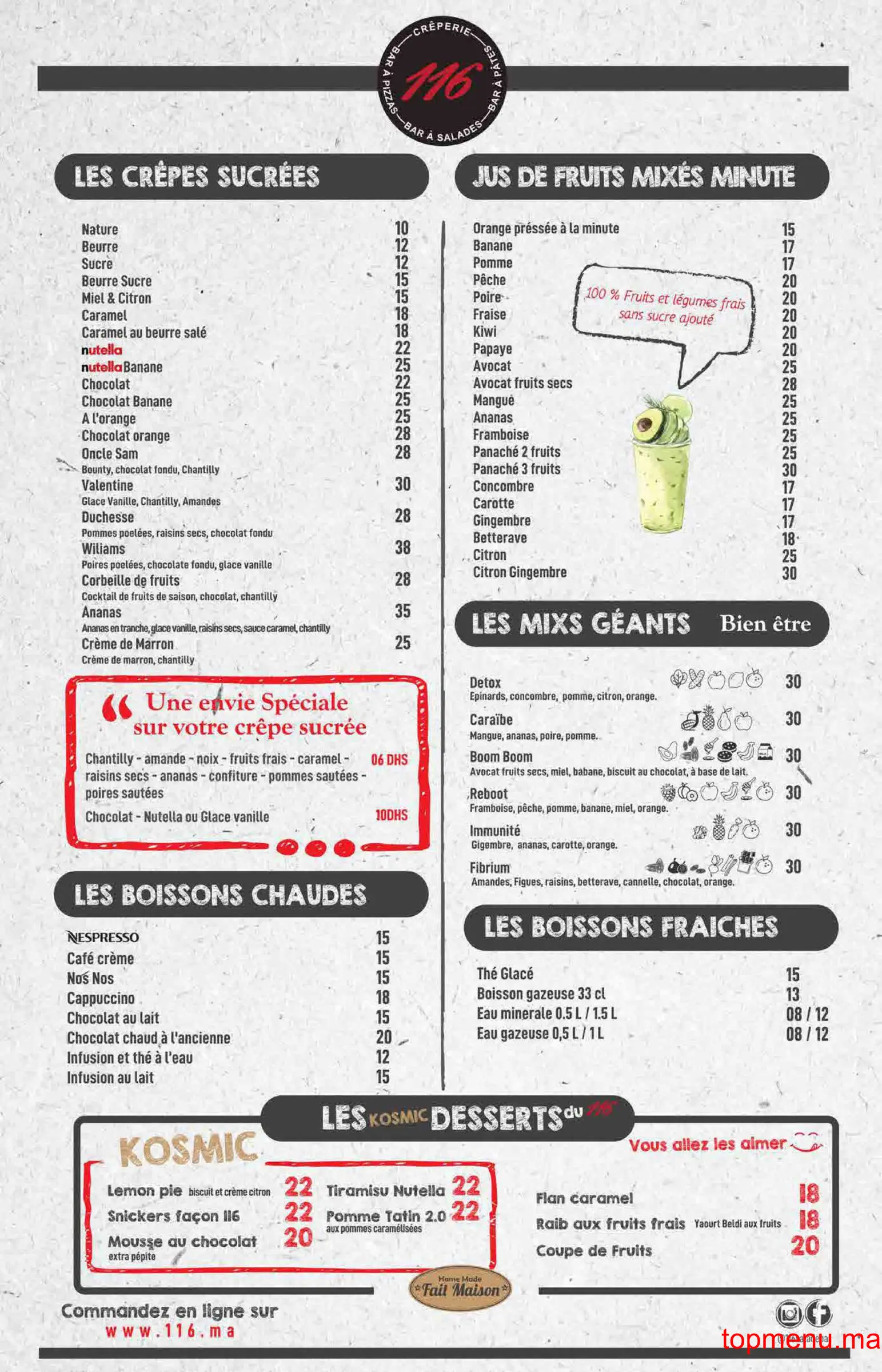 116 menu page 2