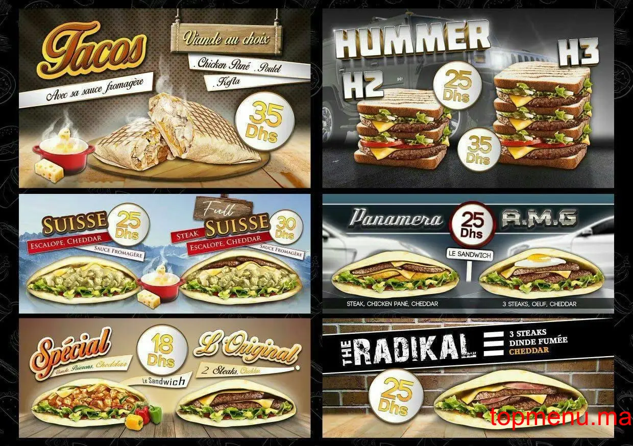 Allo Pizza Tacos menu page 2