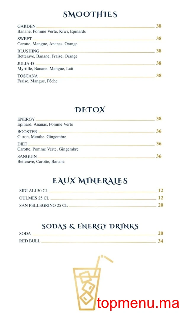 Julia D coffee menu page 4