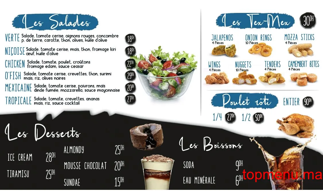 Ô Crunch menu page 2