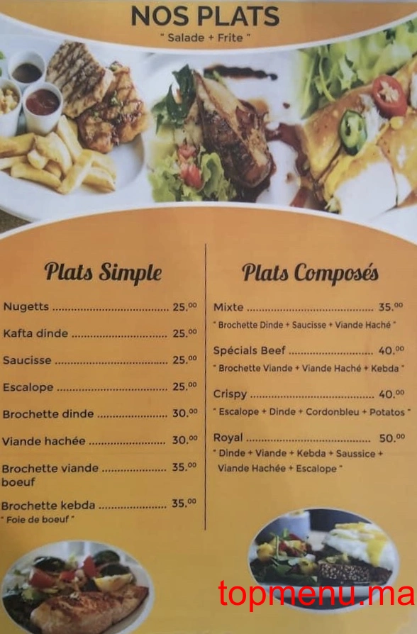 Snack Walid menu page 7