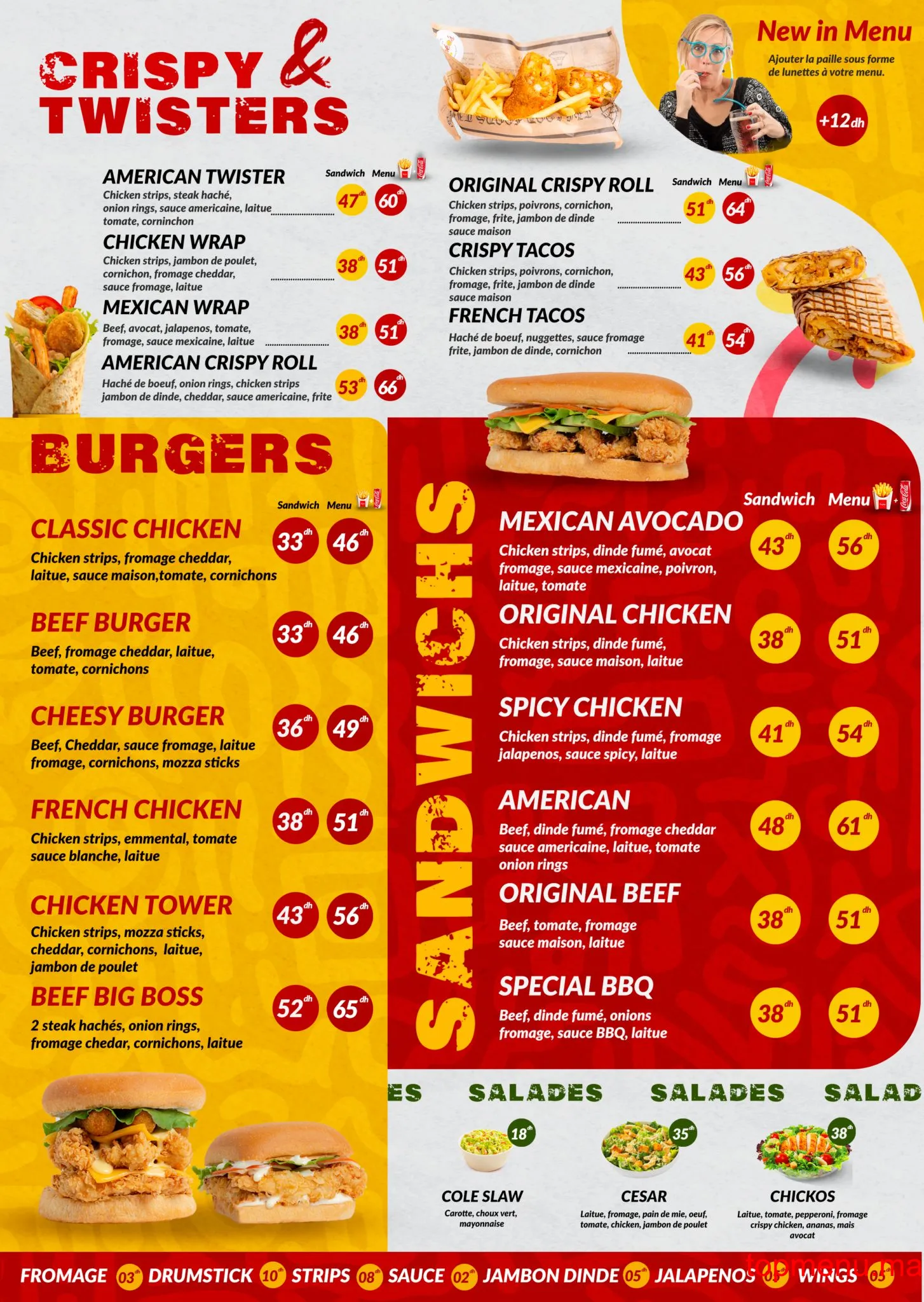 Chicko’s – Fried Chicken & Burger menu page 3