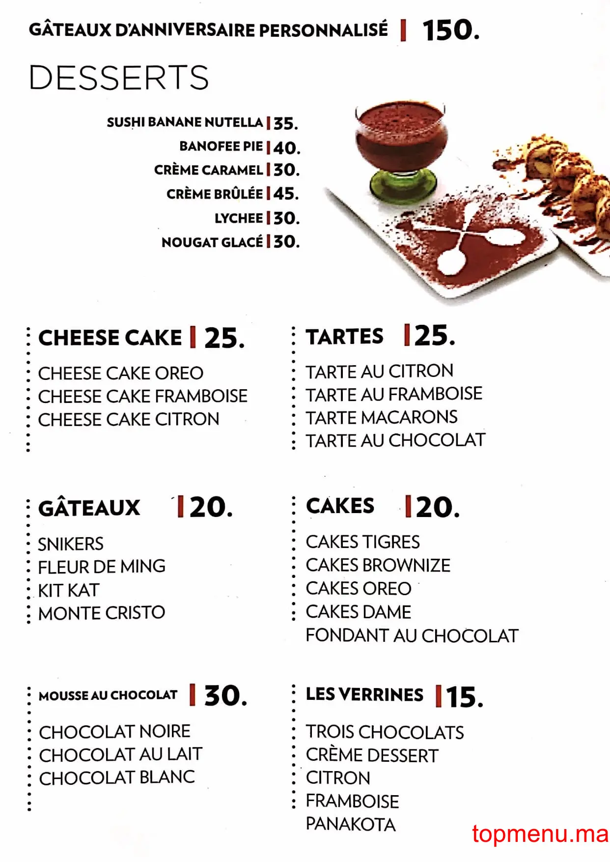 Sushi Fleur De Ming Sonaba menu page 2