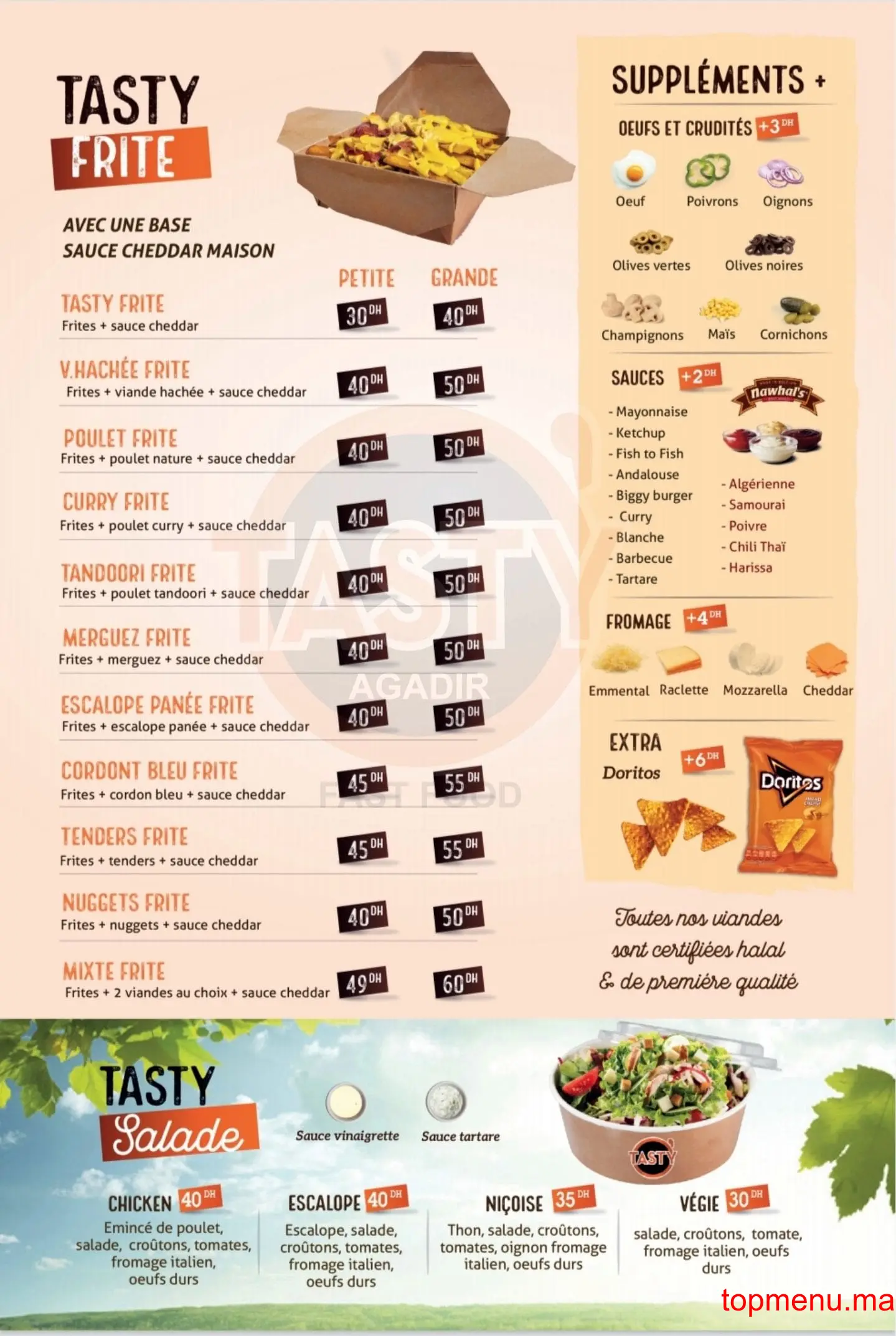 O’Tasty menu page 10