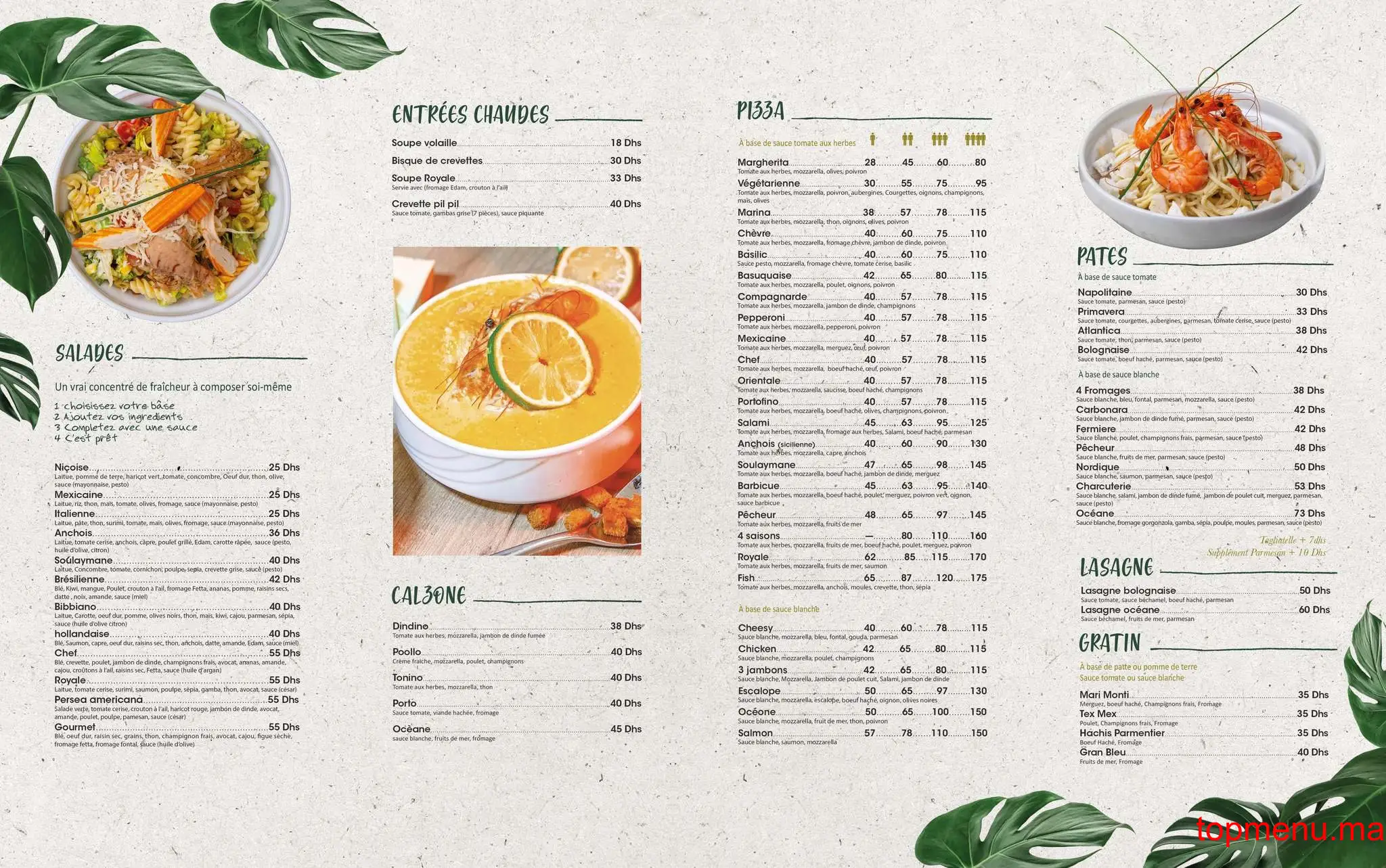 Pizza Pasta Soulaymane menu page 2