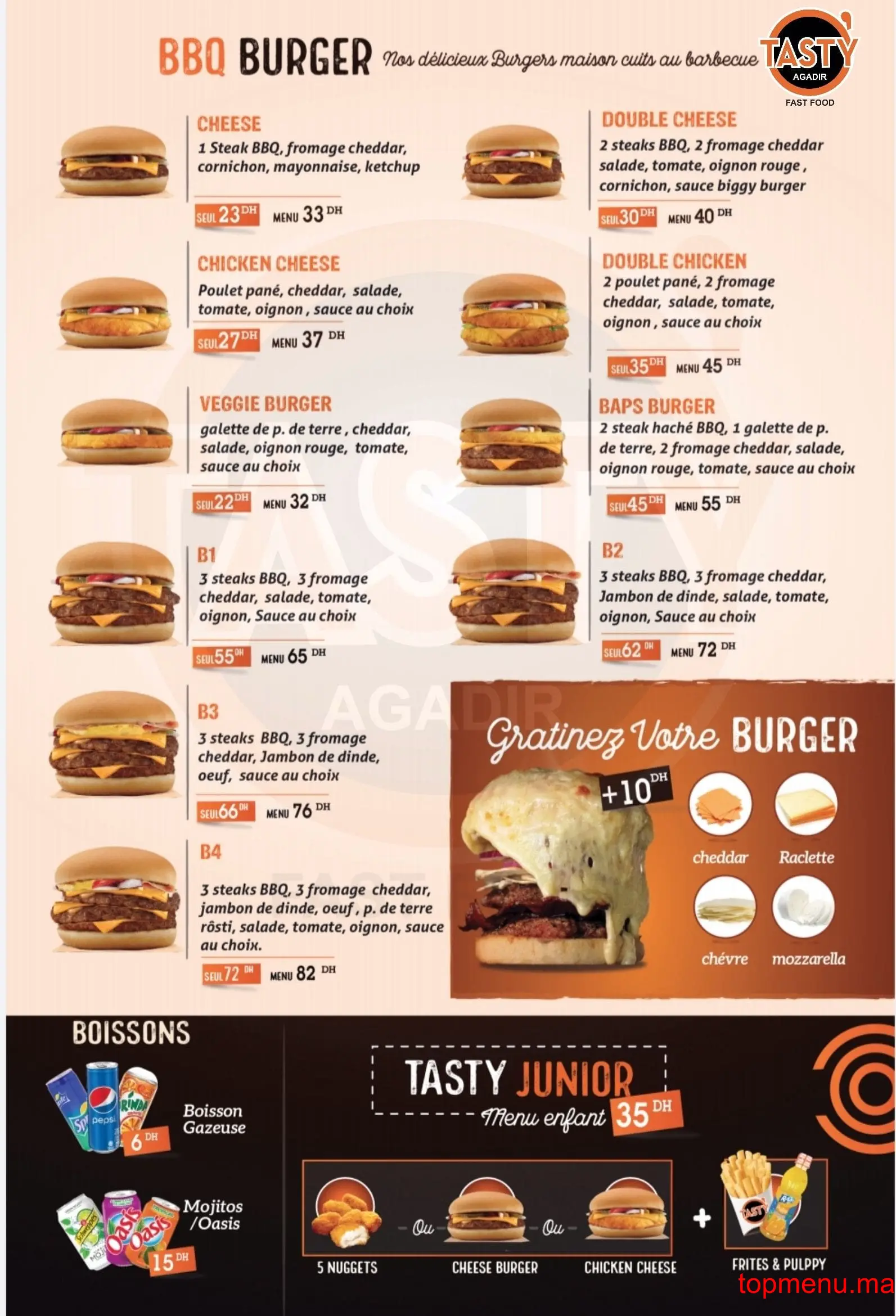 O’Tasty menu page 9