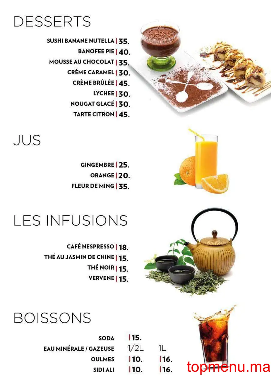 Sushi Fleur De Ming Sonaba menu page 3