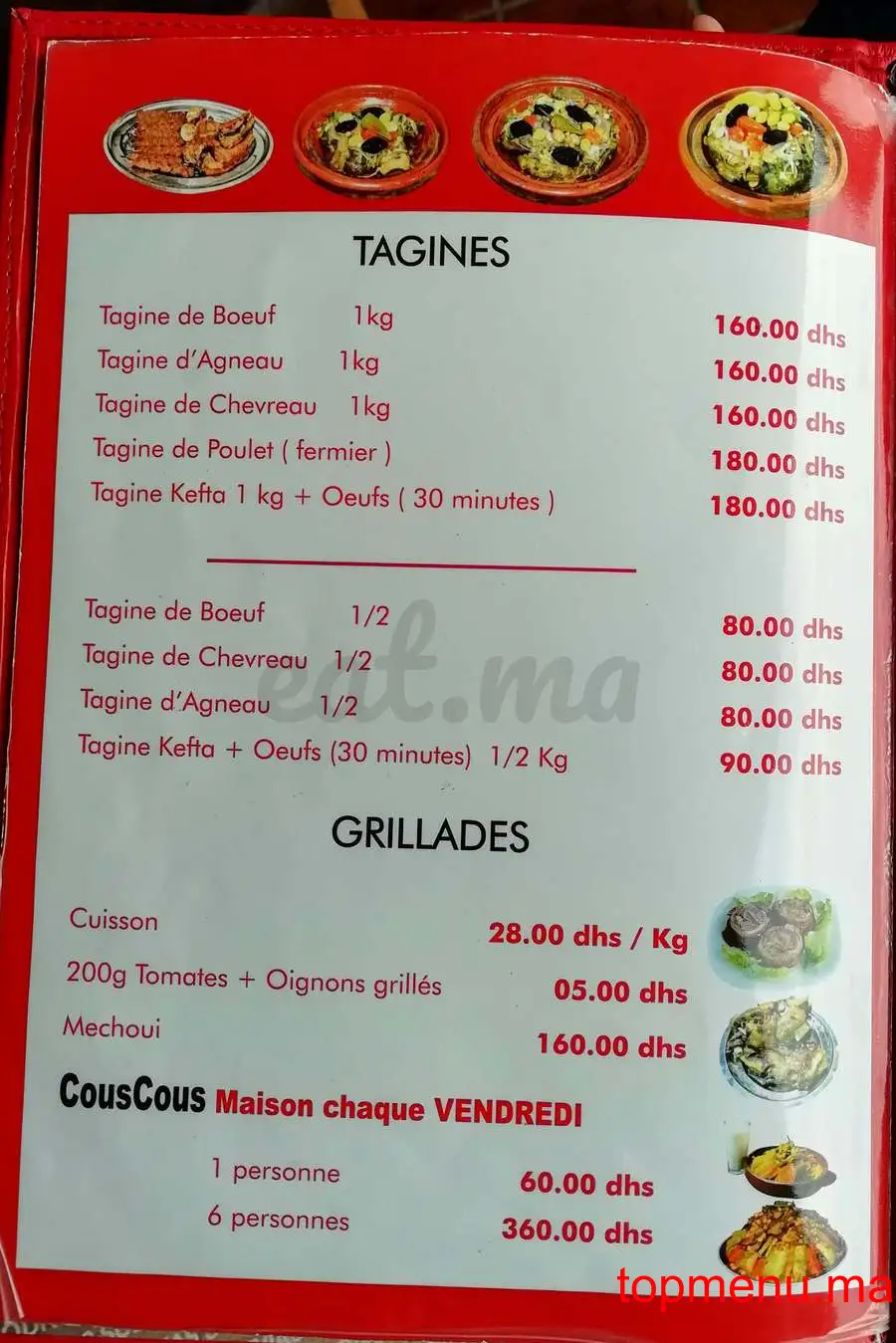 Sodivias Café Restaurant menu page 3