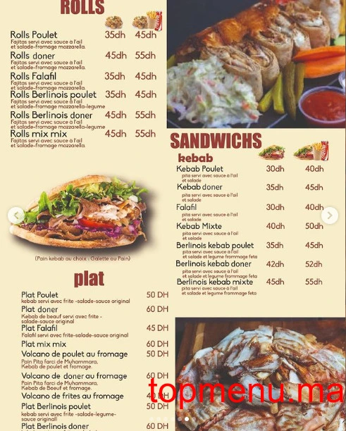 Le Berlinois menu page 4