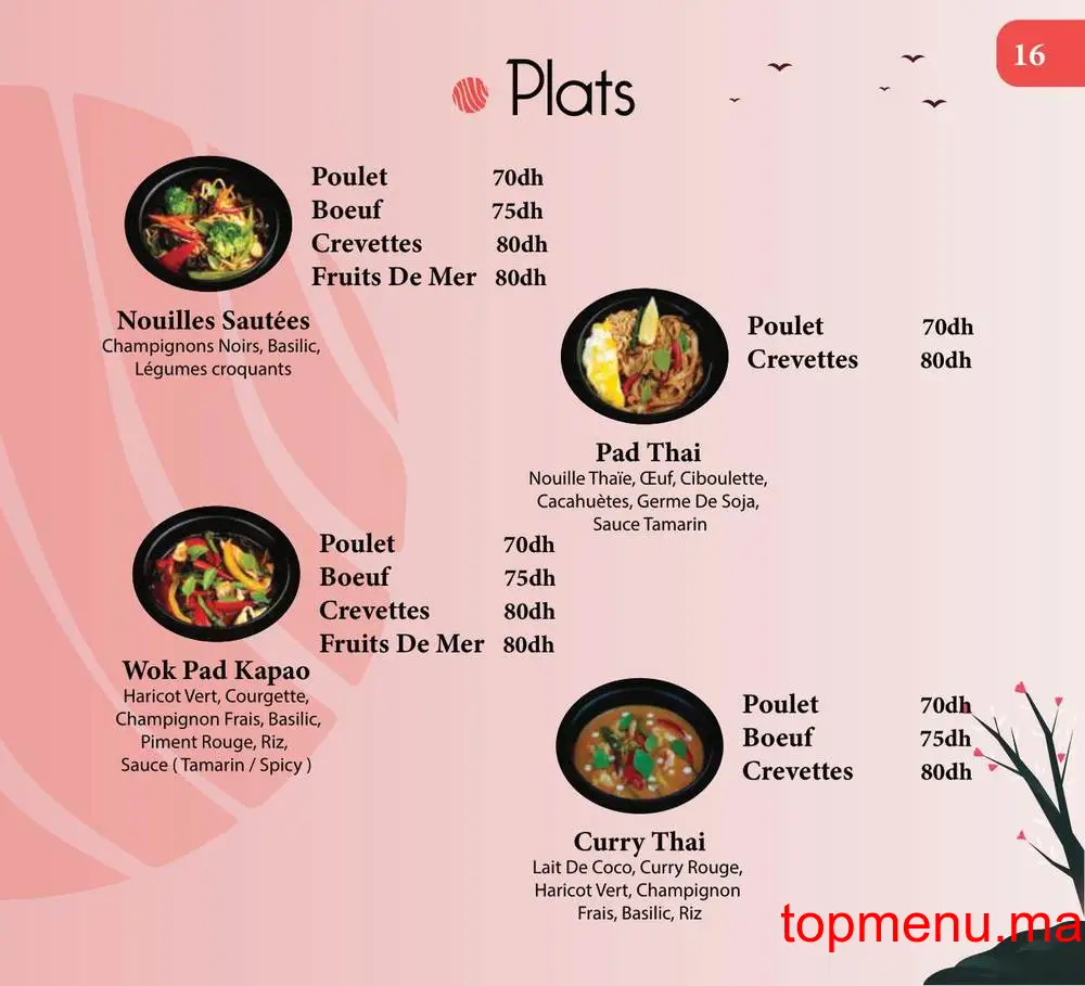 Kyoto Sushi menu page 20