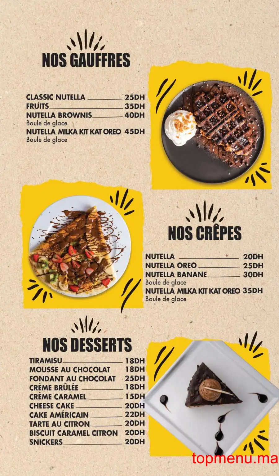 Original Burger Grill menu page 4