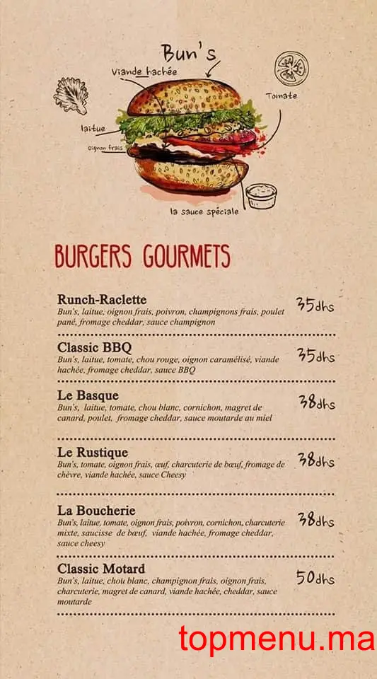 Better Burger menu page 5