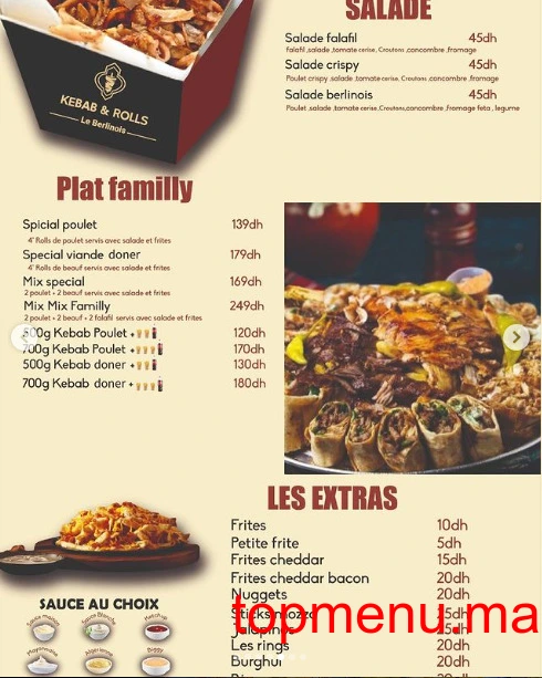 Le Berlinois menu page 3