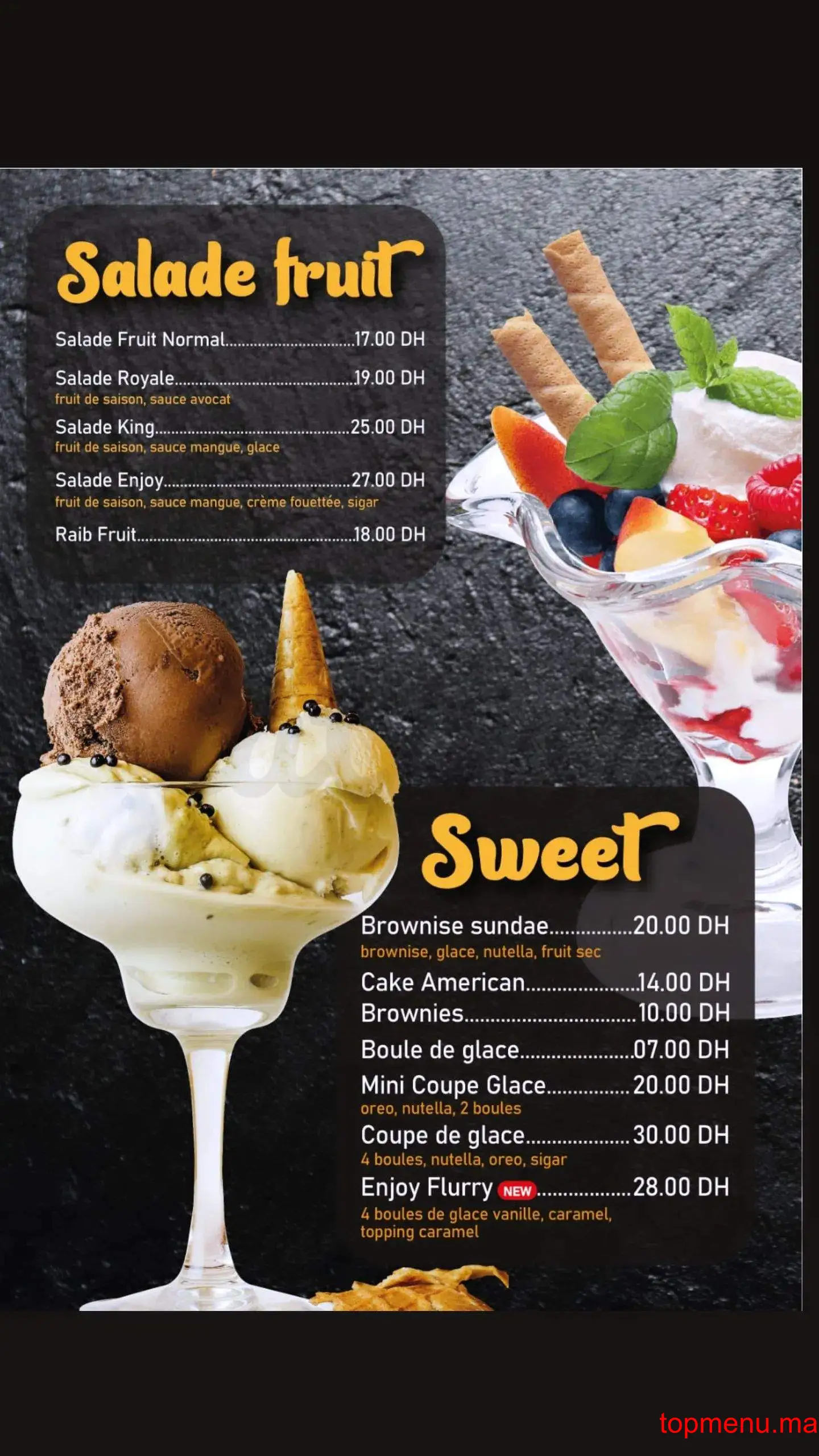 Enjoy menu page 2