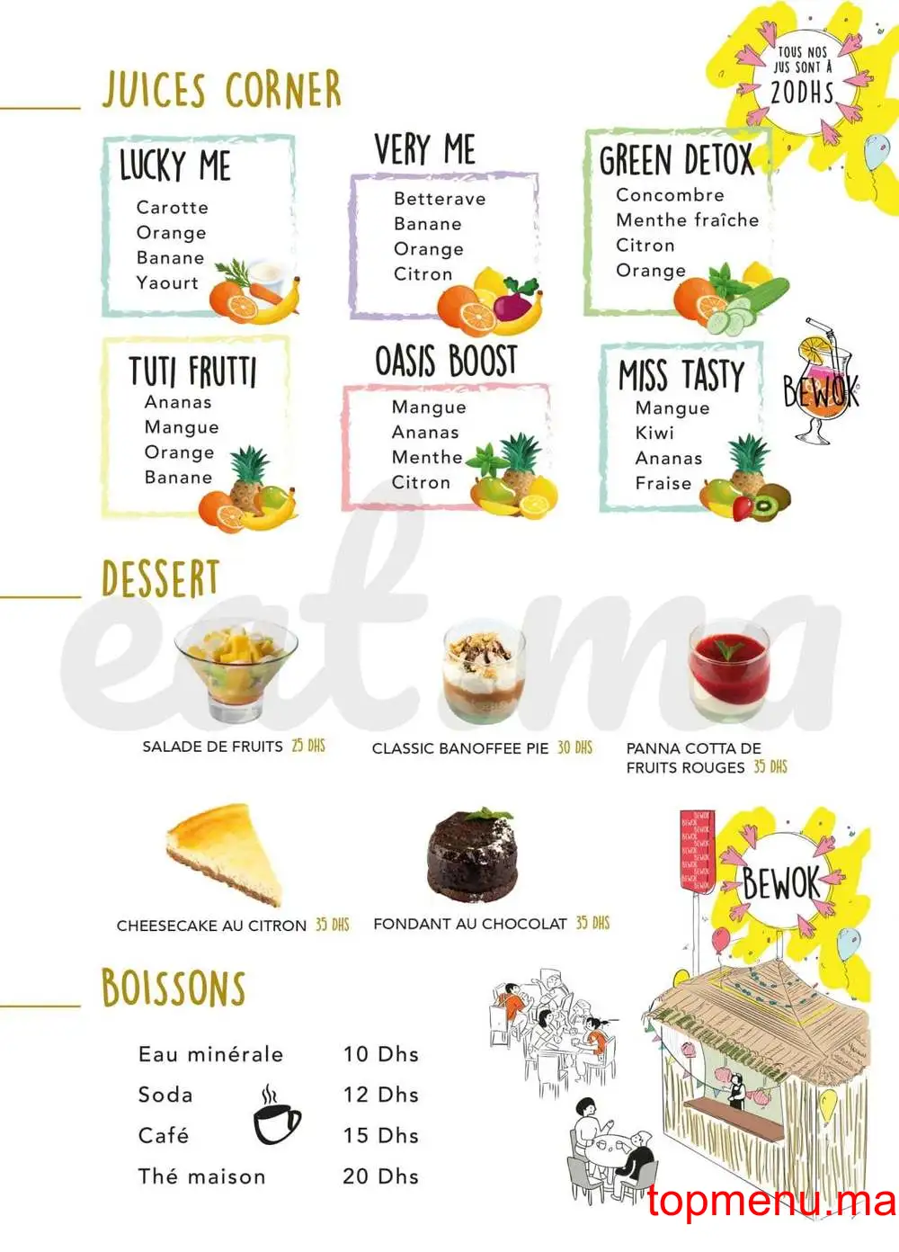 Be Wok menu page 21