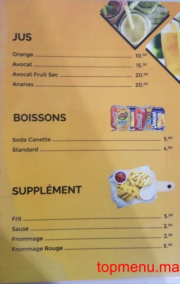 Snack Walid menu page 8