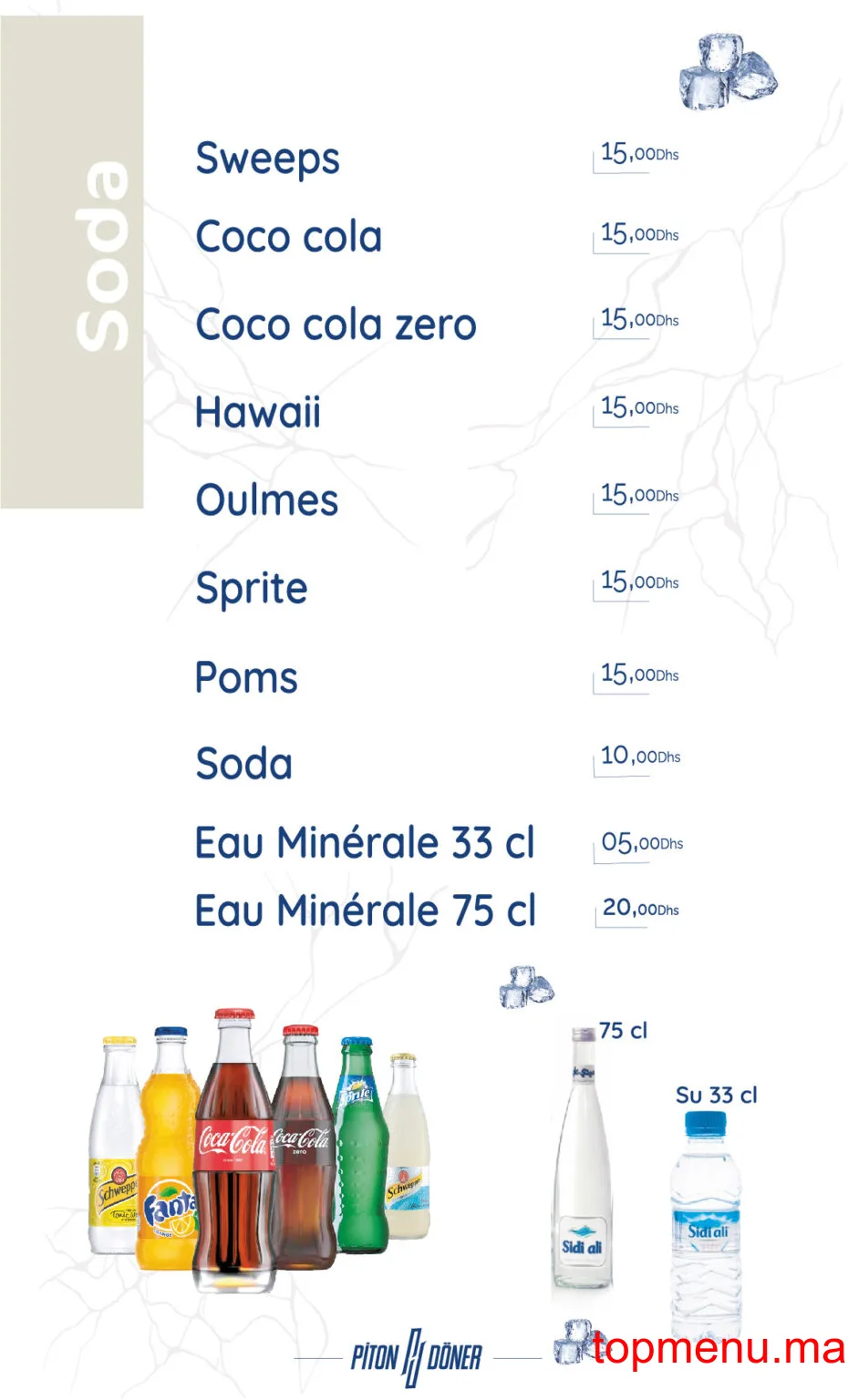 Pitondoner Morocco menu page 32