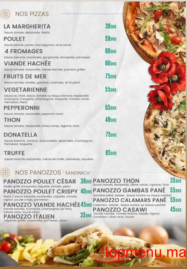 Donatella menu page 3