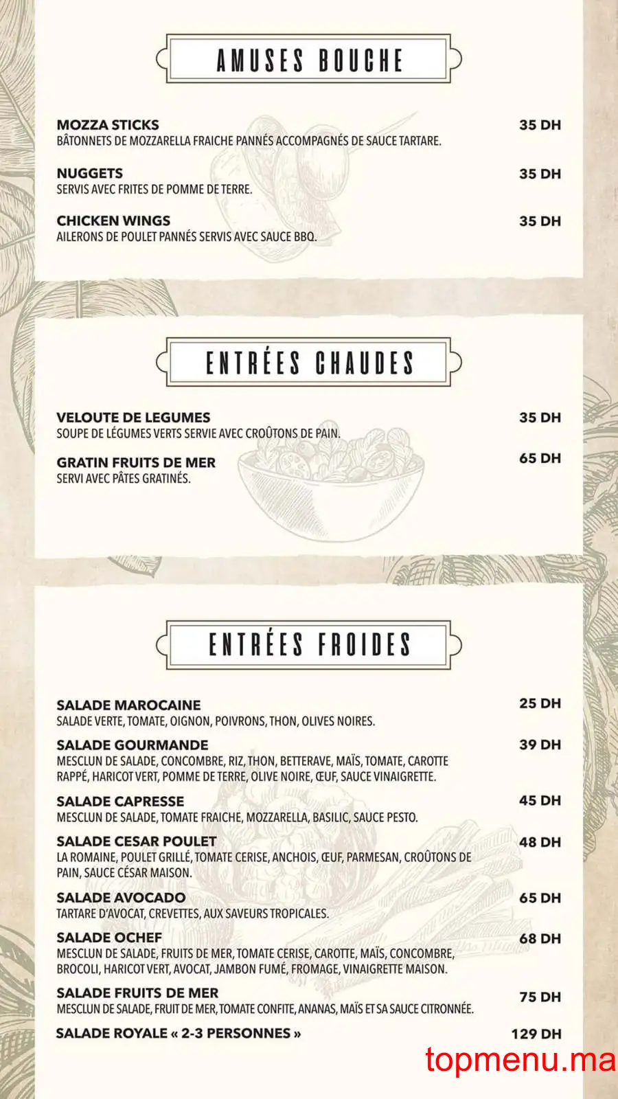 Ôchef Maarif menu page 2