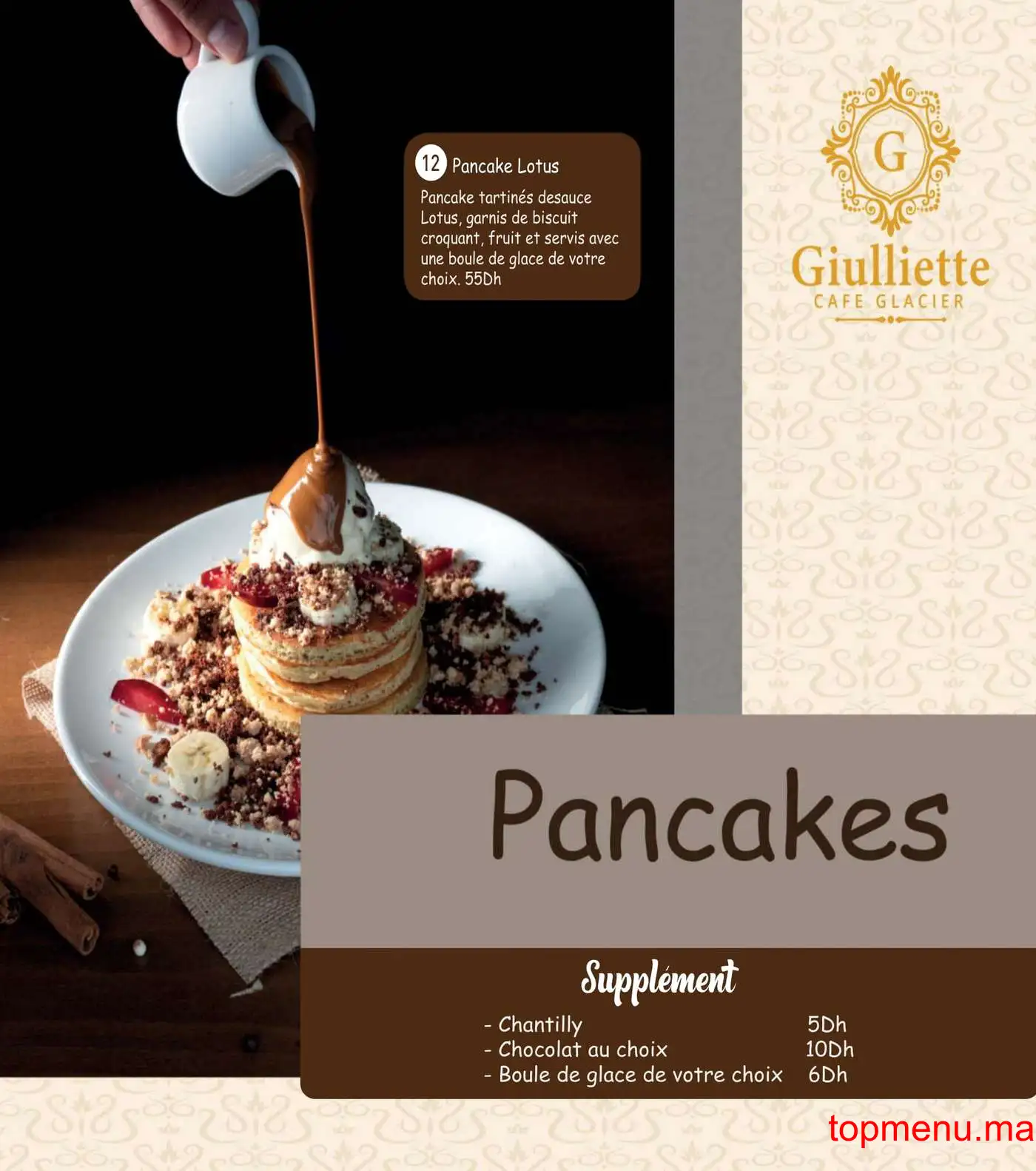 Giuliette café glacier menu page 6