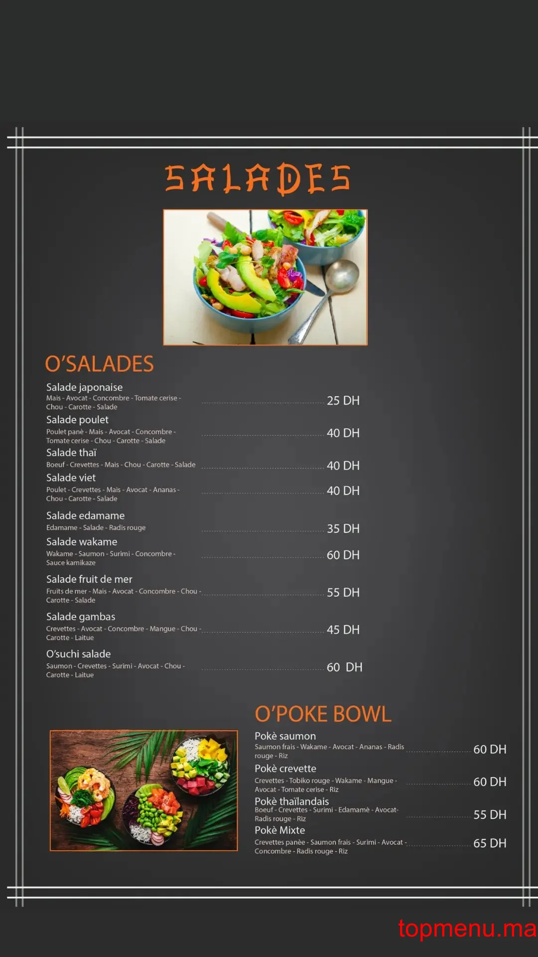 Go Sushi menu page 4