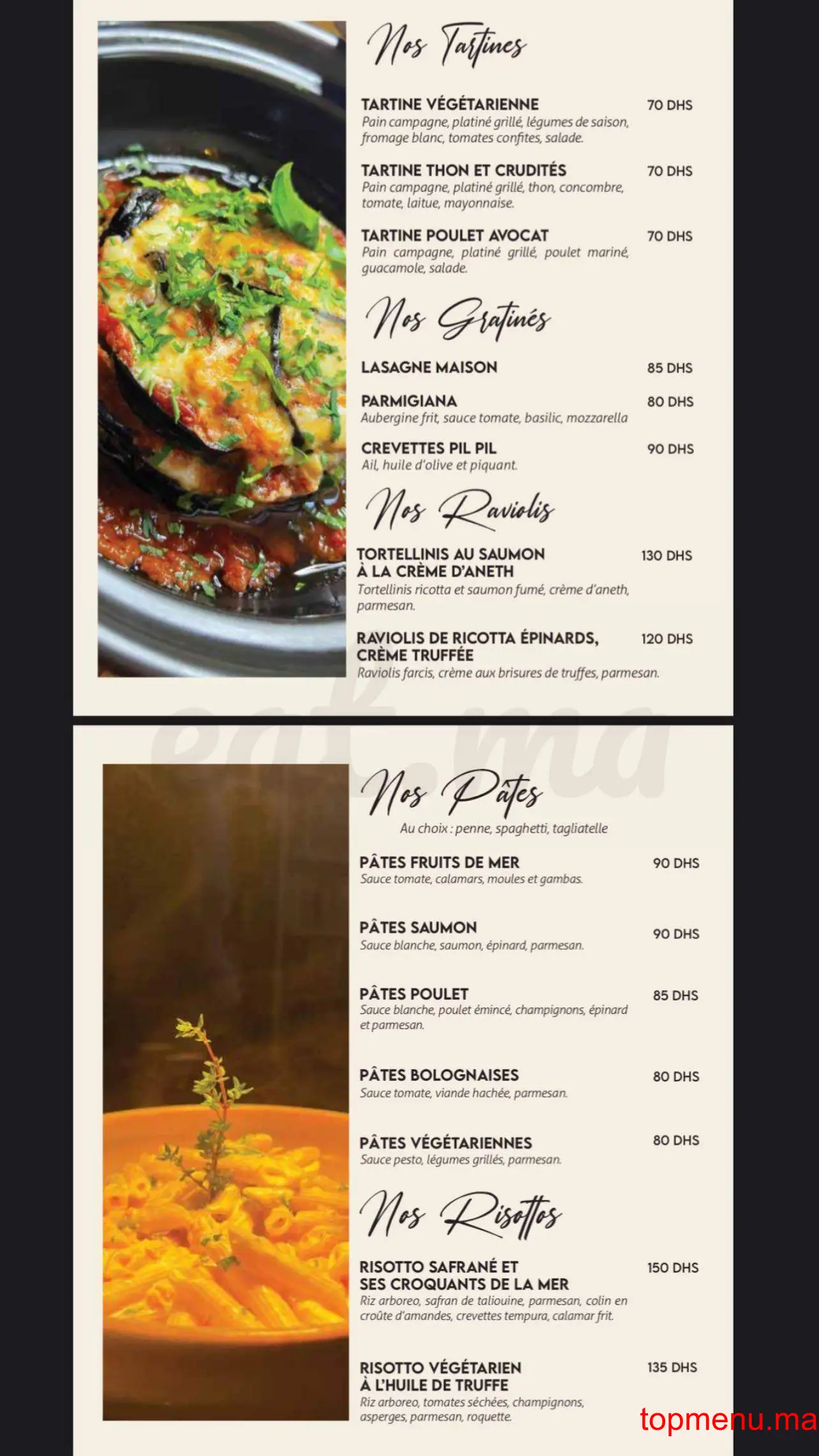 le bouz menu page 3