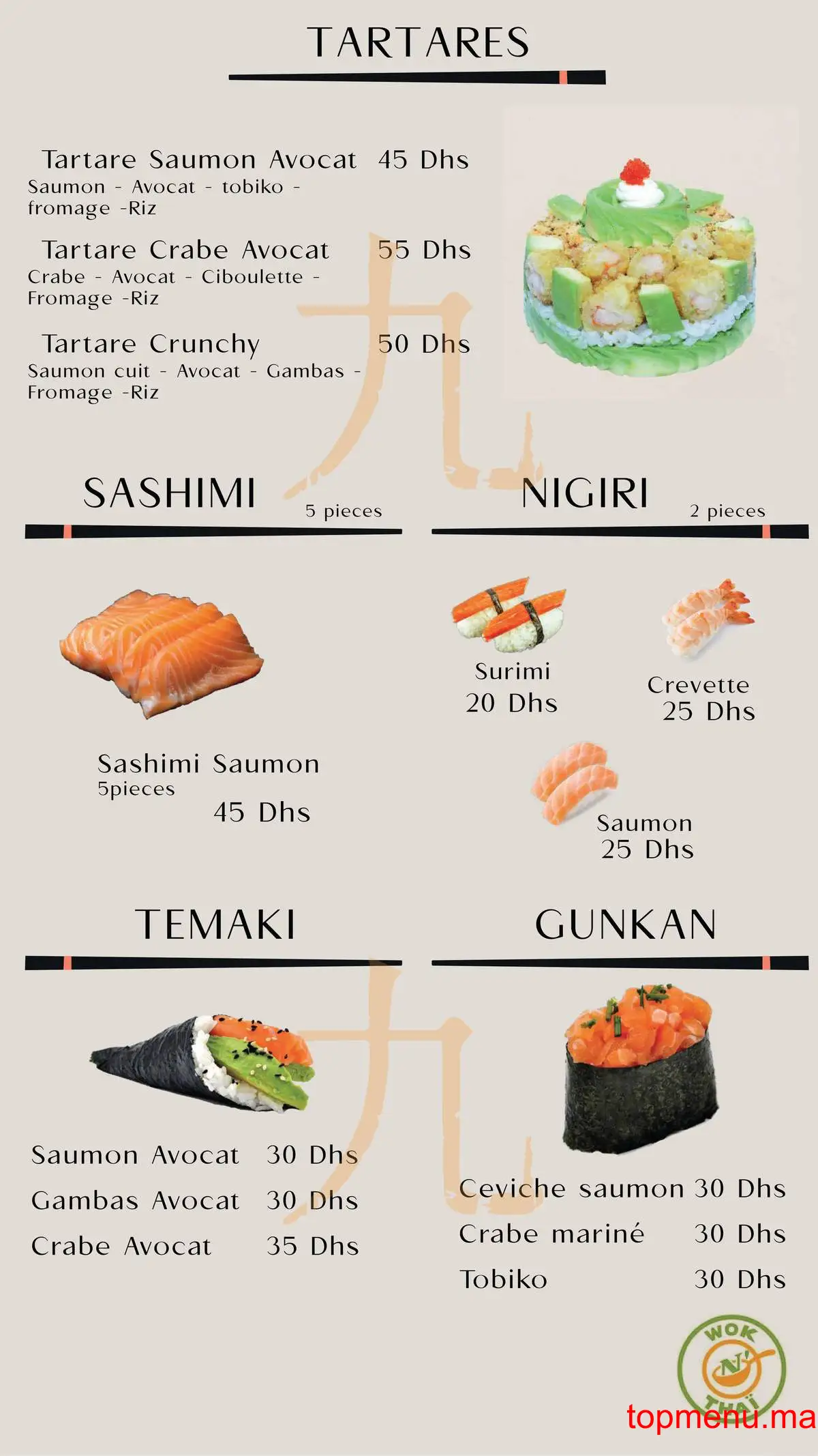 Wok n’thaï menu page 10