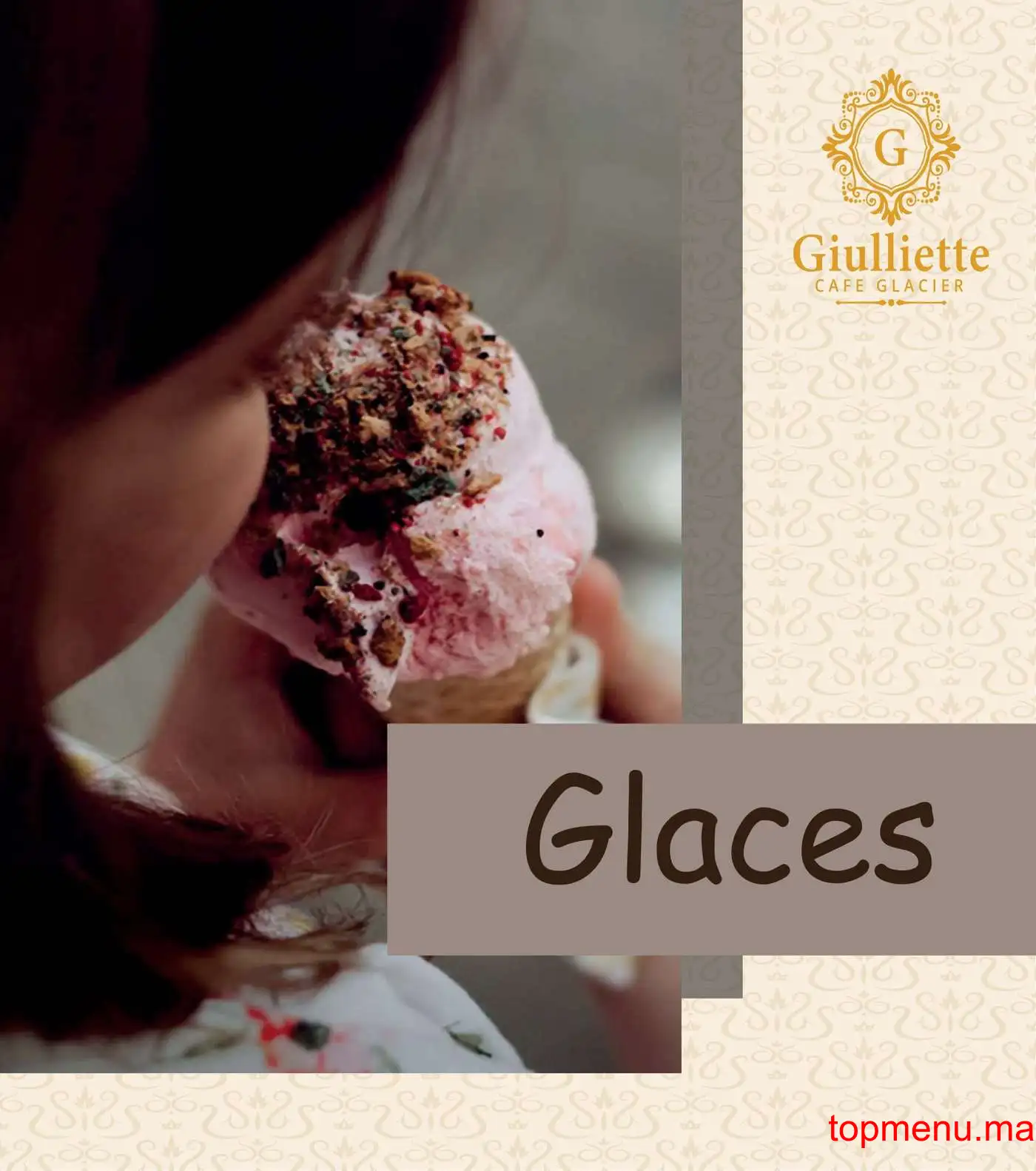 Giuliette café glacier menu page 13