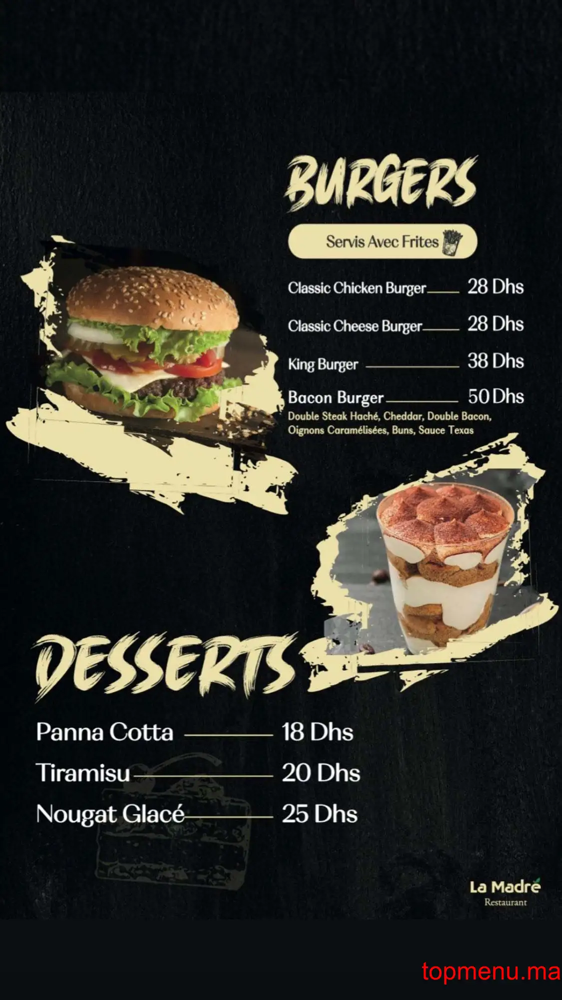 La Madré menu page 4