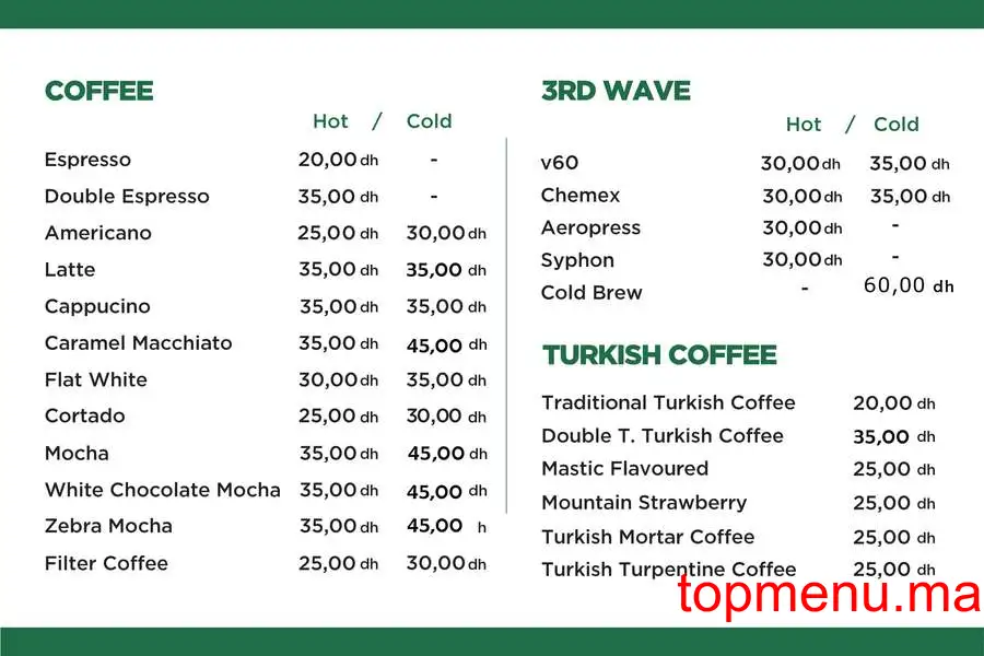 Boost Coffee Abdelmoumen menu page 2