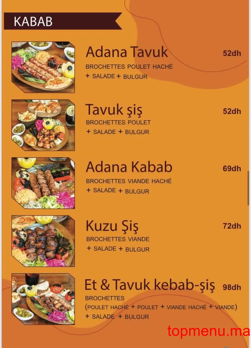 Agha doner menu page 6