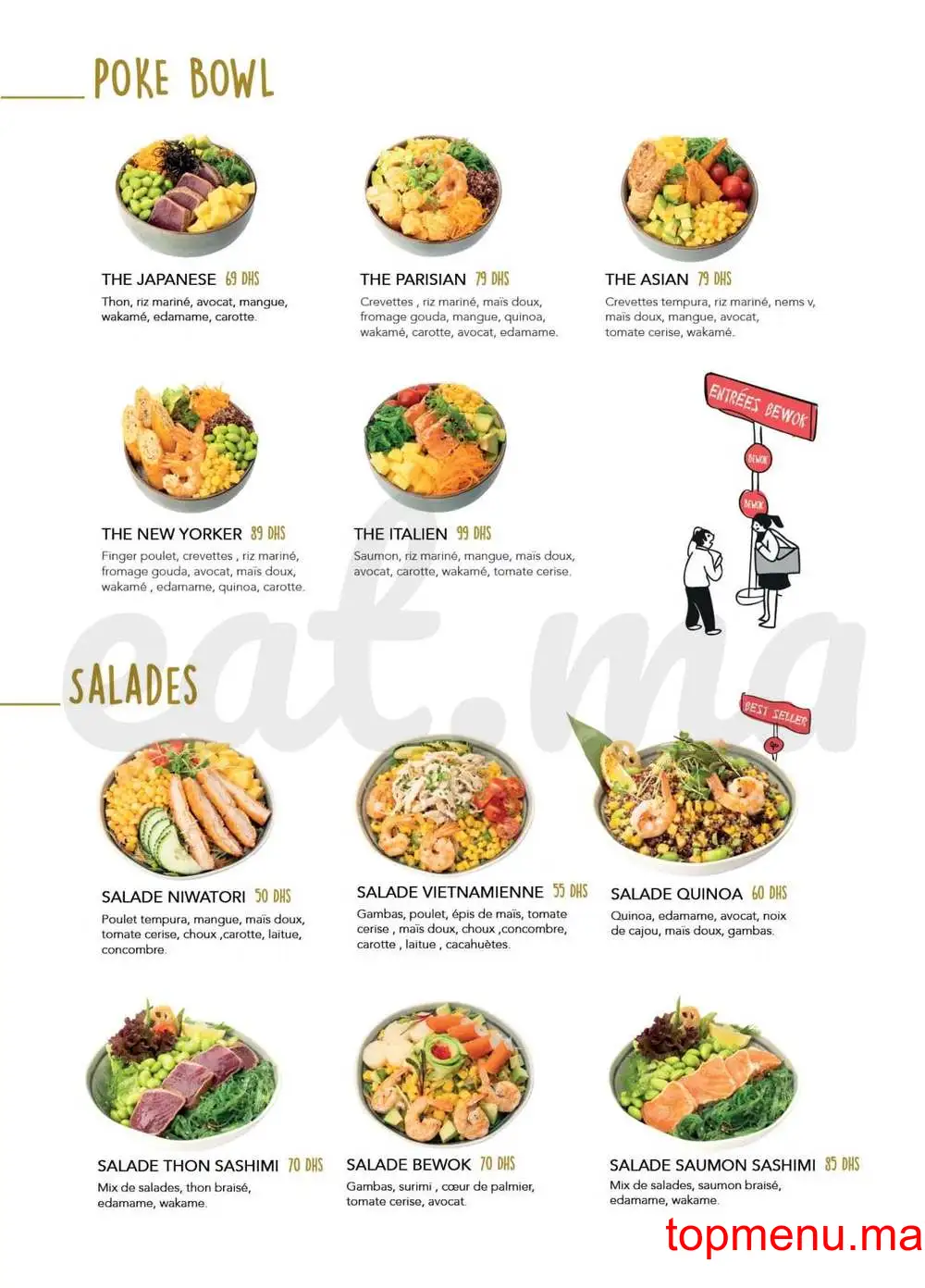 Be Wok Princesse menu page 2