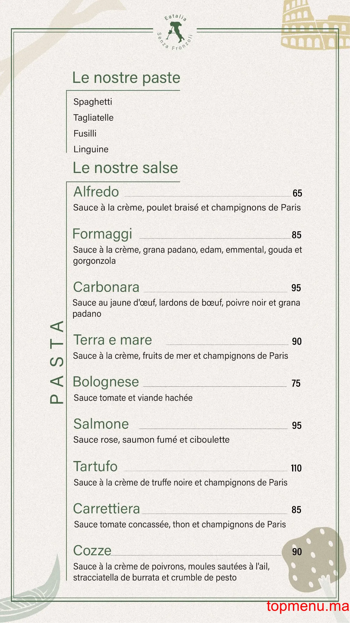 Eatliaa menu page 3