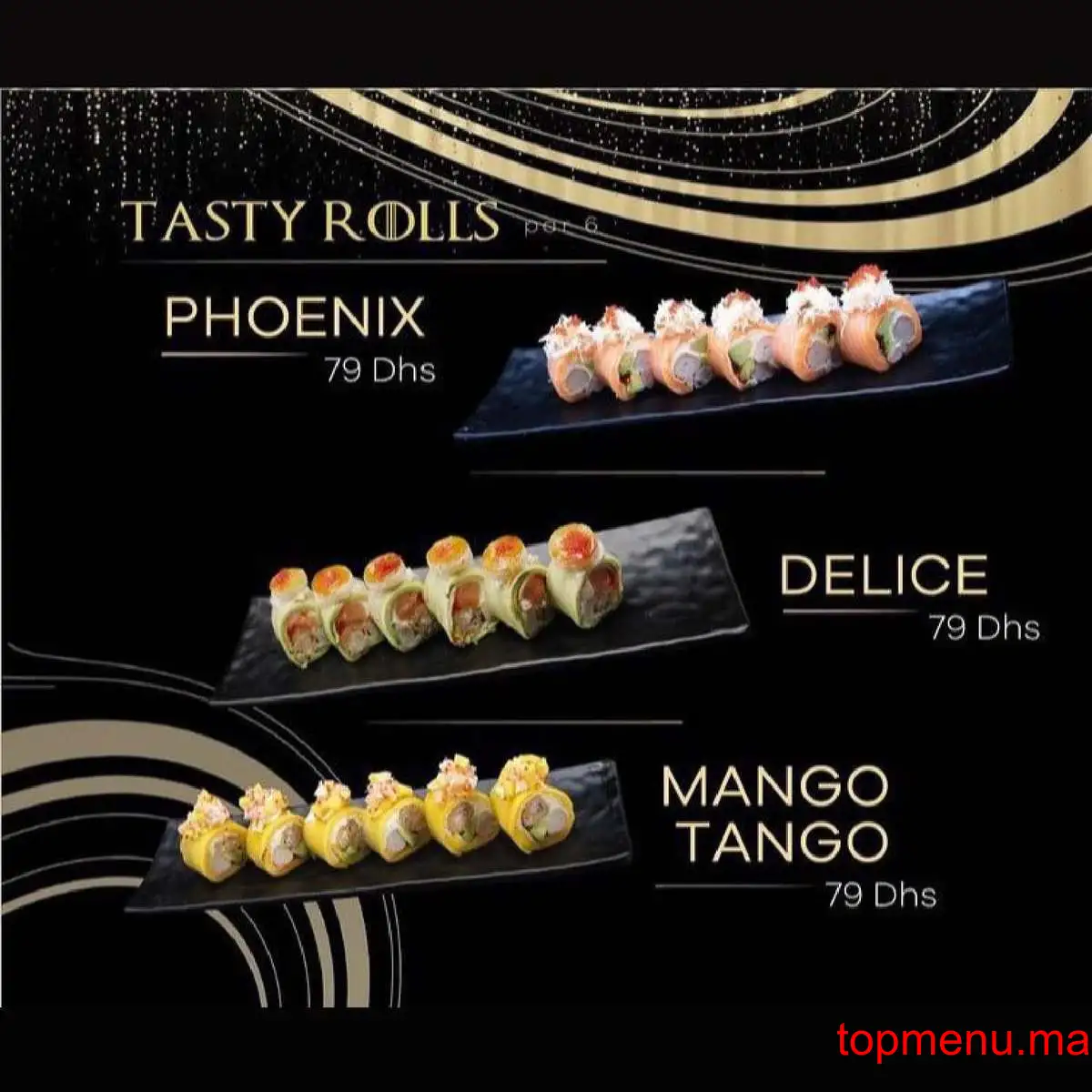 Soya Box Sushis & wok menu page 11