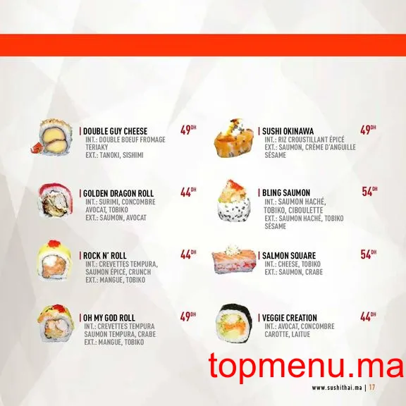 Sushi thai menu page 19