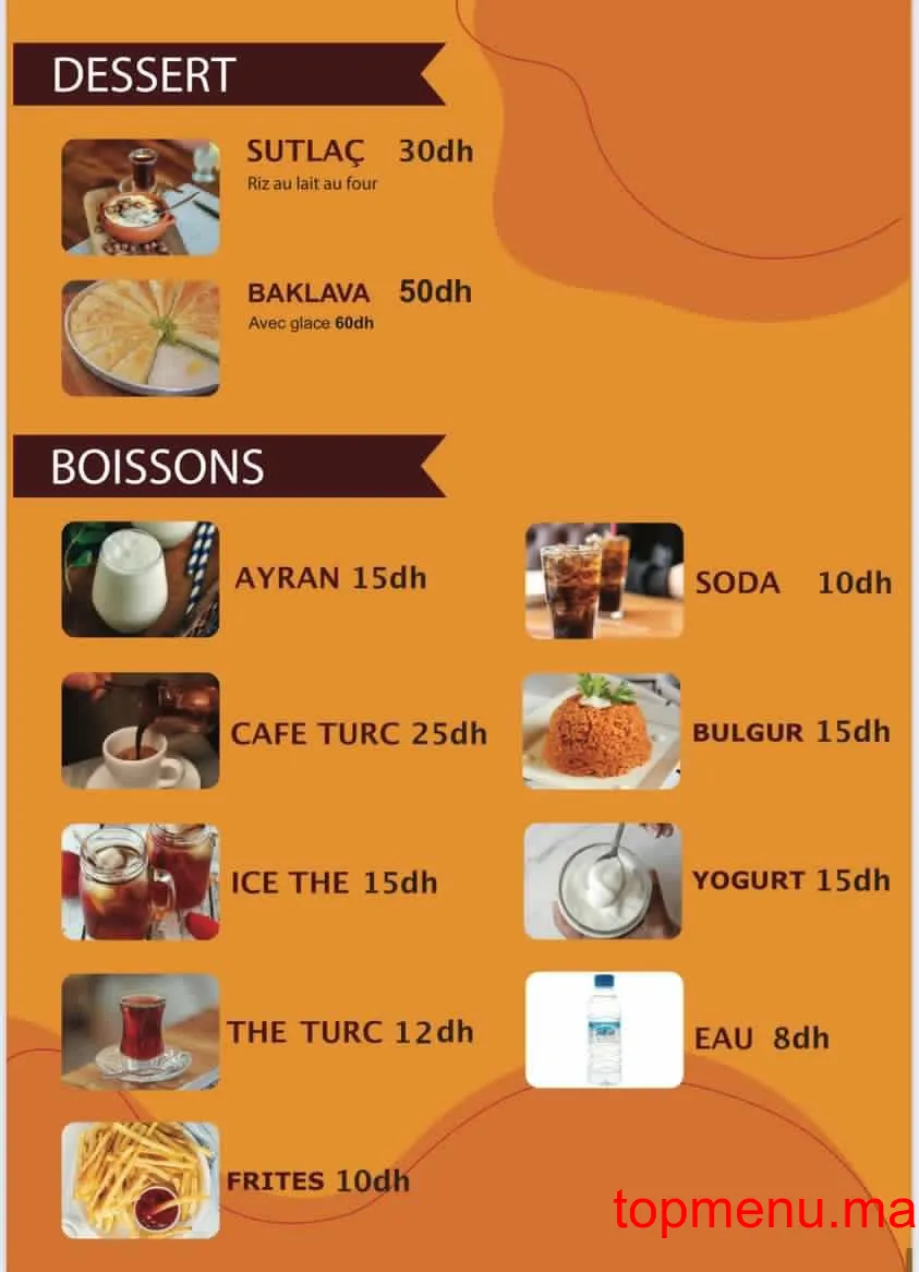 Agha doner menu page 2