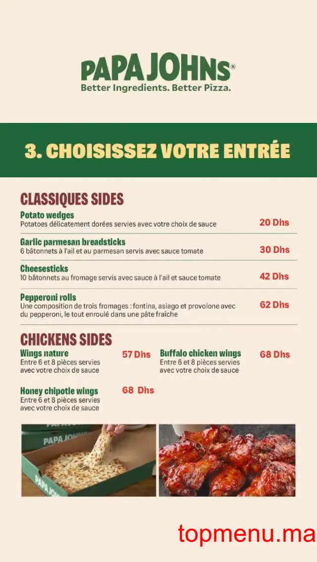 Papa John’s Abdelmoumen menu page 6