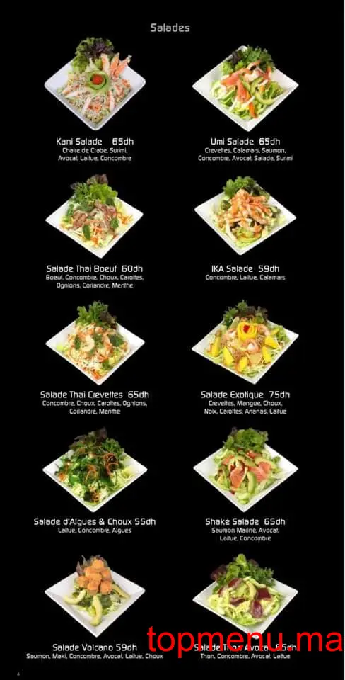 Sushi Box menu page 10