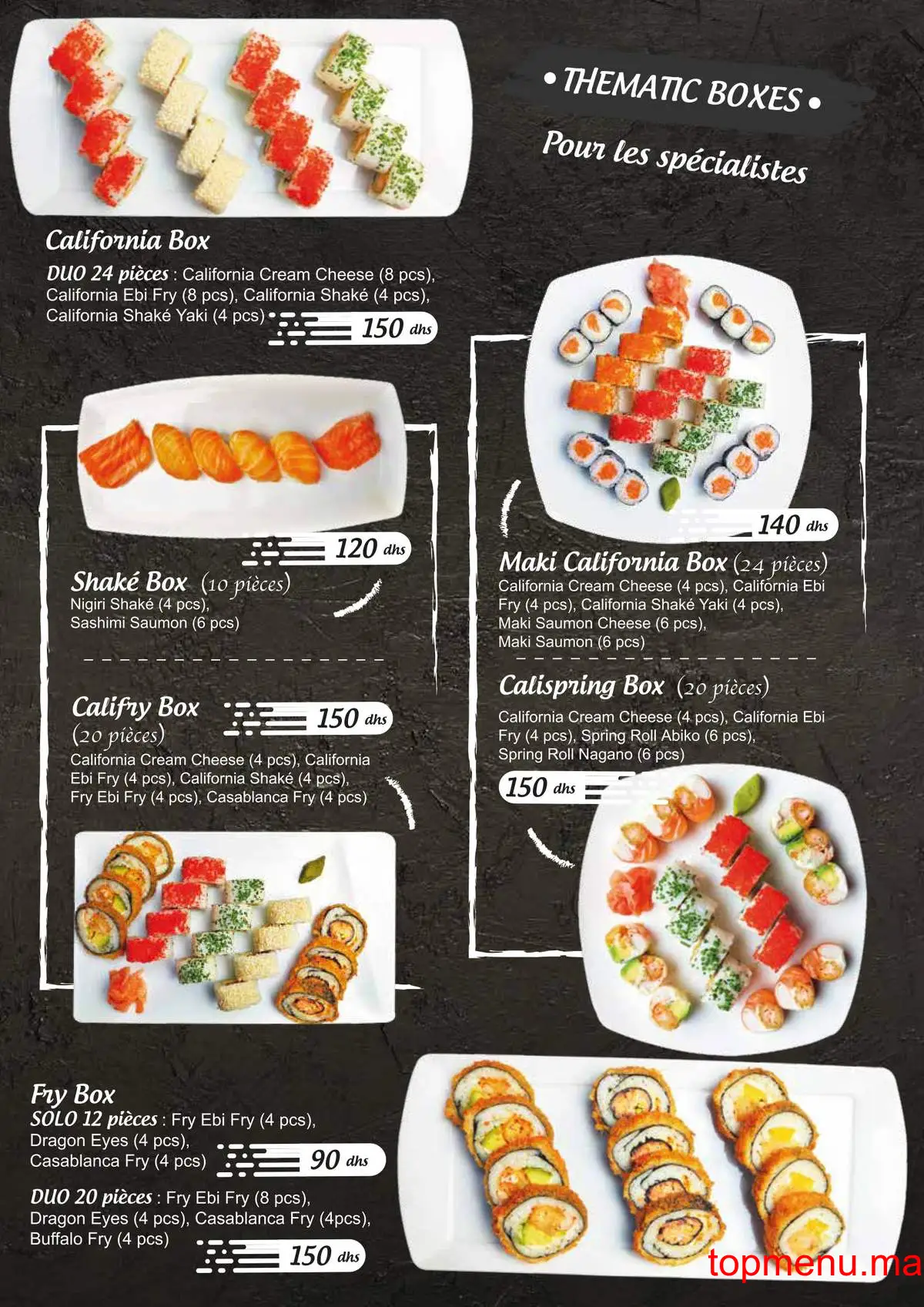 Sumo sushi menu page 15