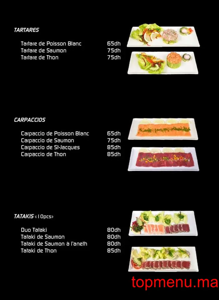 Sushi Box menu page 9