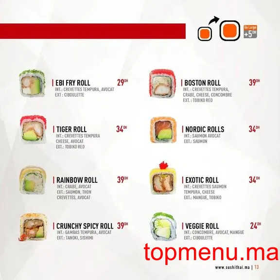 Sushi thai menu page 6