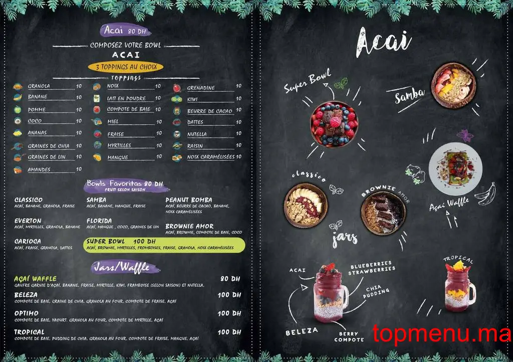 Projeto Acai menu page 3