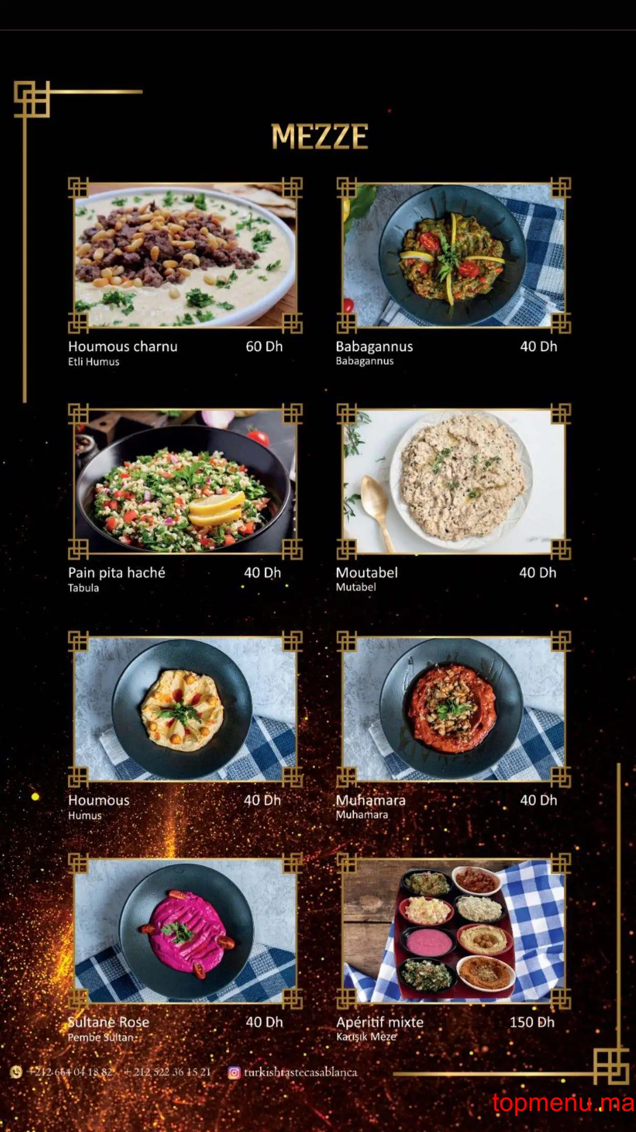 Turkish Taste menu page 6