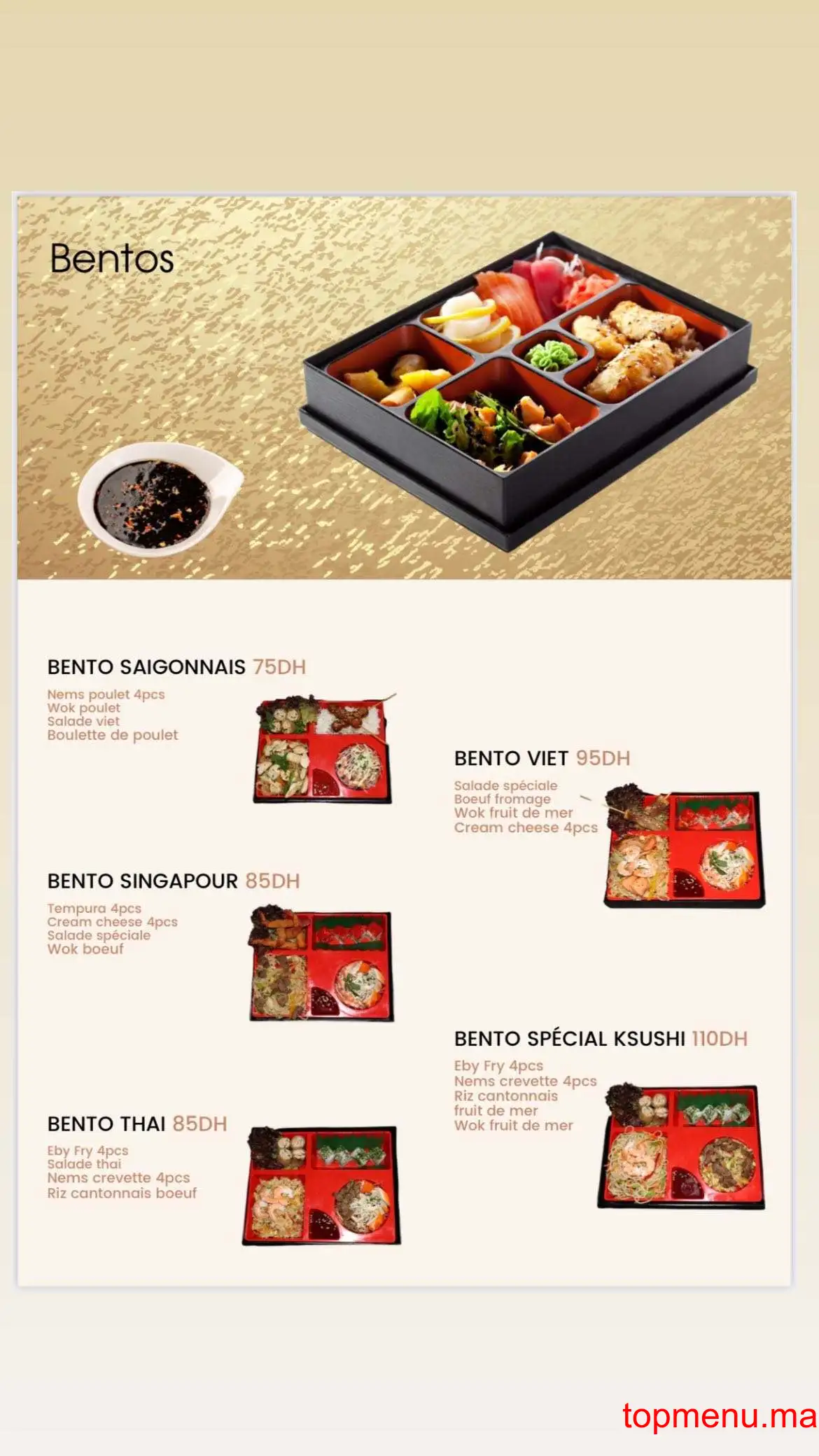 Ksushi menu page 8