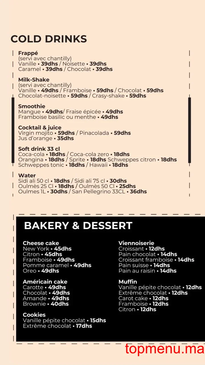 Pastrama menu page 6