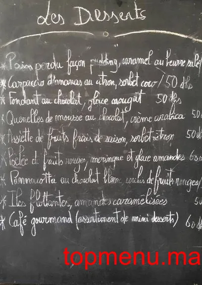 La cantine de Charlotte menu page 3