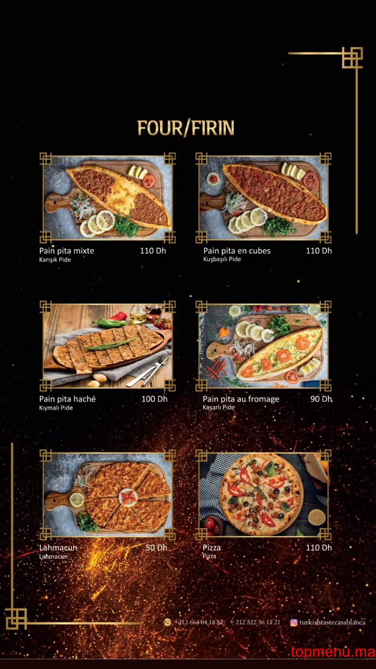 Turkish Taste menu page 8