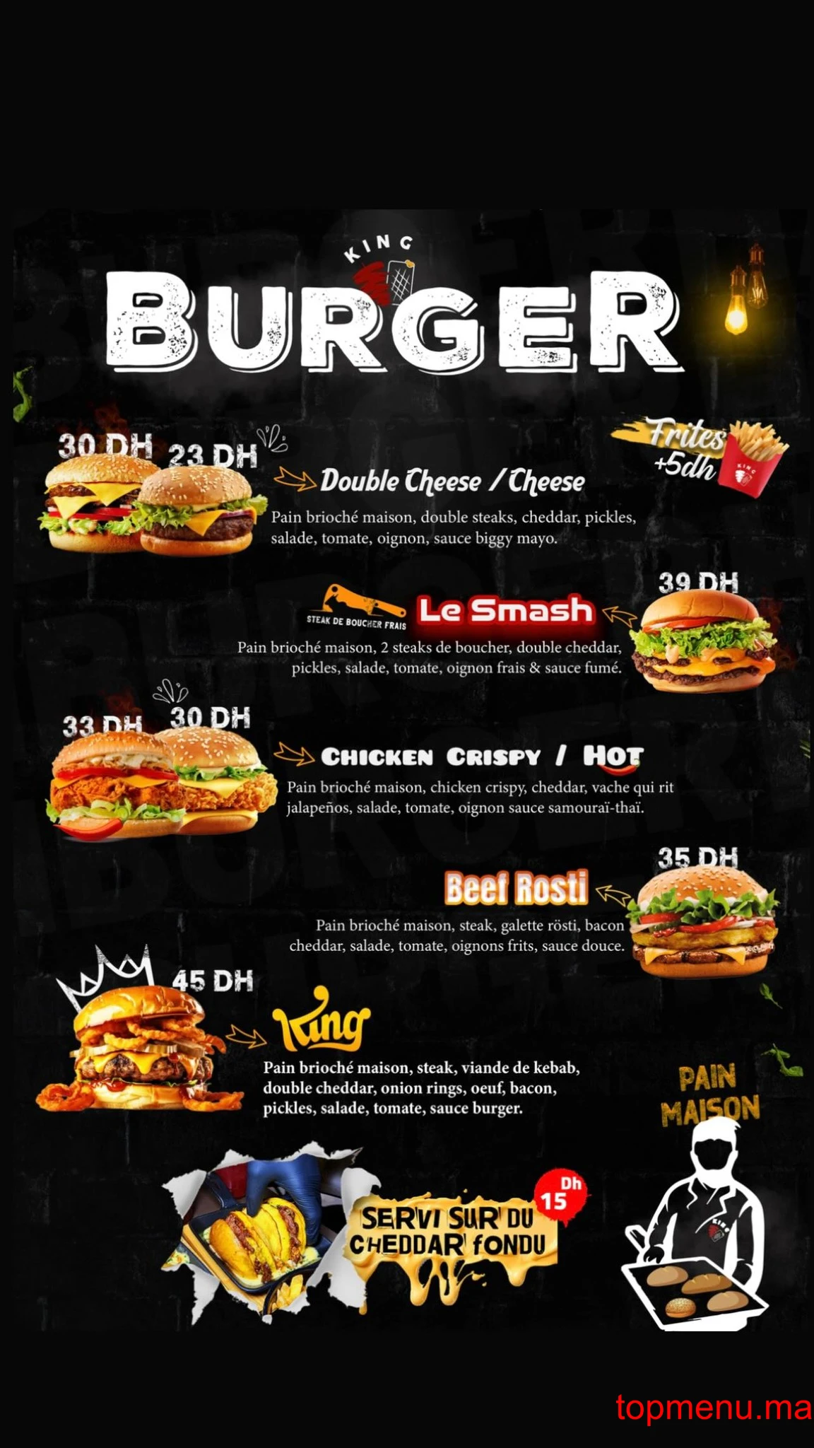 KingTacos menu page 2